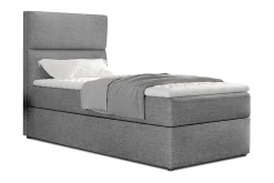 Seng Med Oppbevaring-Arcore Oppbevaringsseng 90x200 cm Vertikal Søm Grey