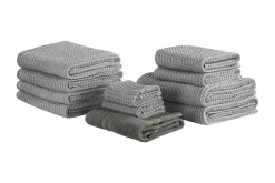 Håndklær Og Badehåndkle|Morgenkåpe & Badekåpe-Areora Håndklesett 11-pk Grey