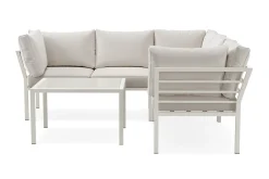 Comfort Garden Loungemøbler Salg-Ariany hjørnesofa utendørs 5-seters Beige