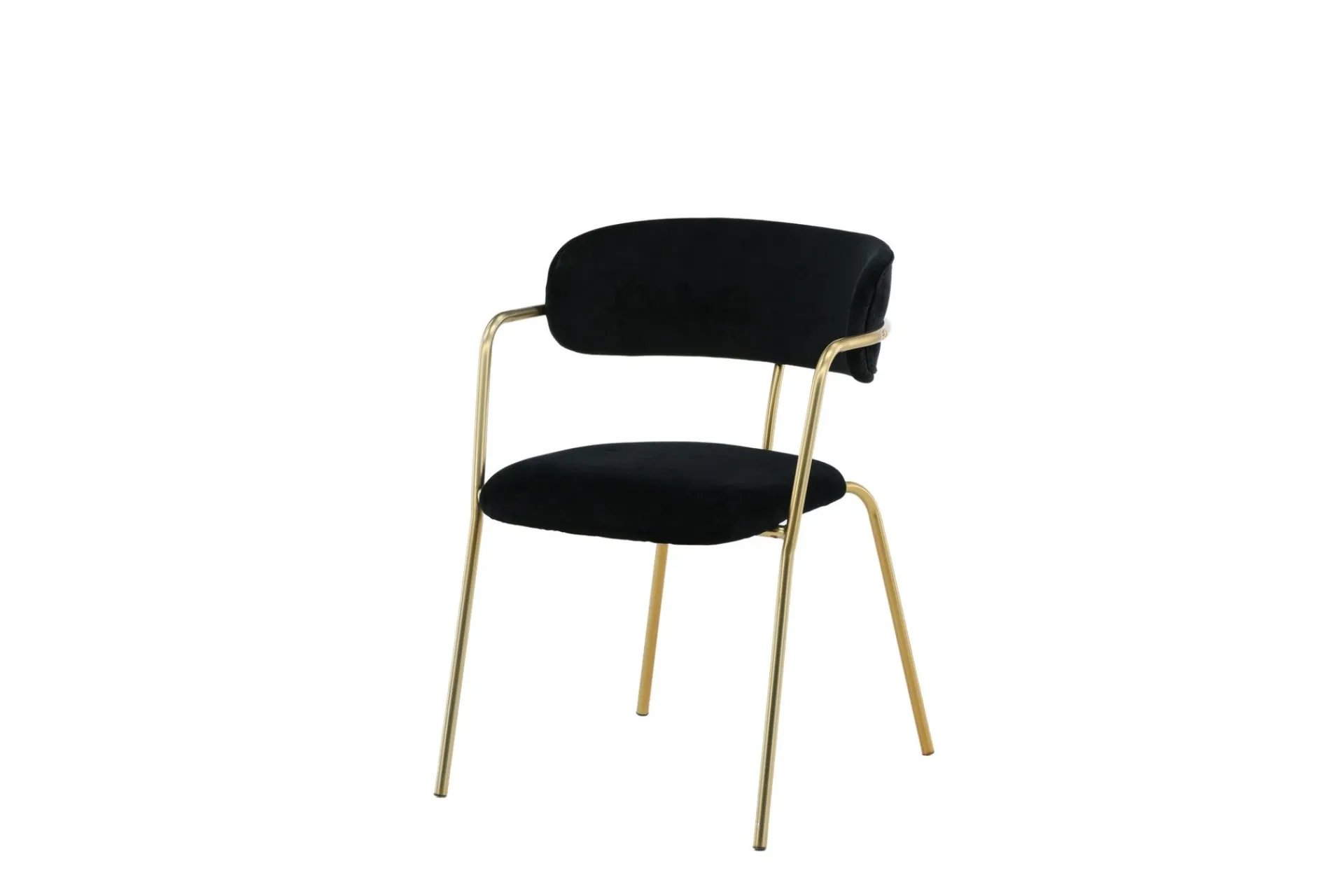 Venture Home Karmstoler|Spisestoler & Kjøkkenstoler-Arrow Lenestol Messing,Svart