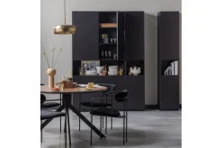 Oppbevaringsskap|Skap-Arteksio Highboard 110 cm Svart