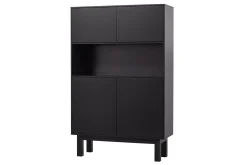 Oppbevaringsskap|Skap-Arteksio Highboard 40x100 cm Svart