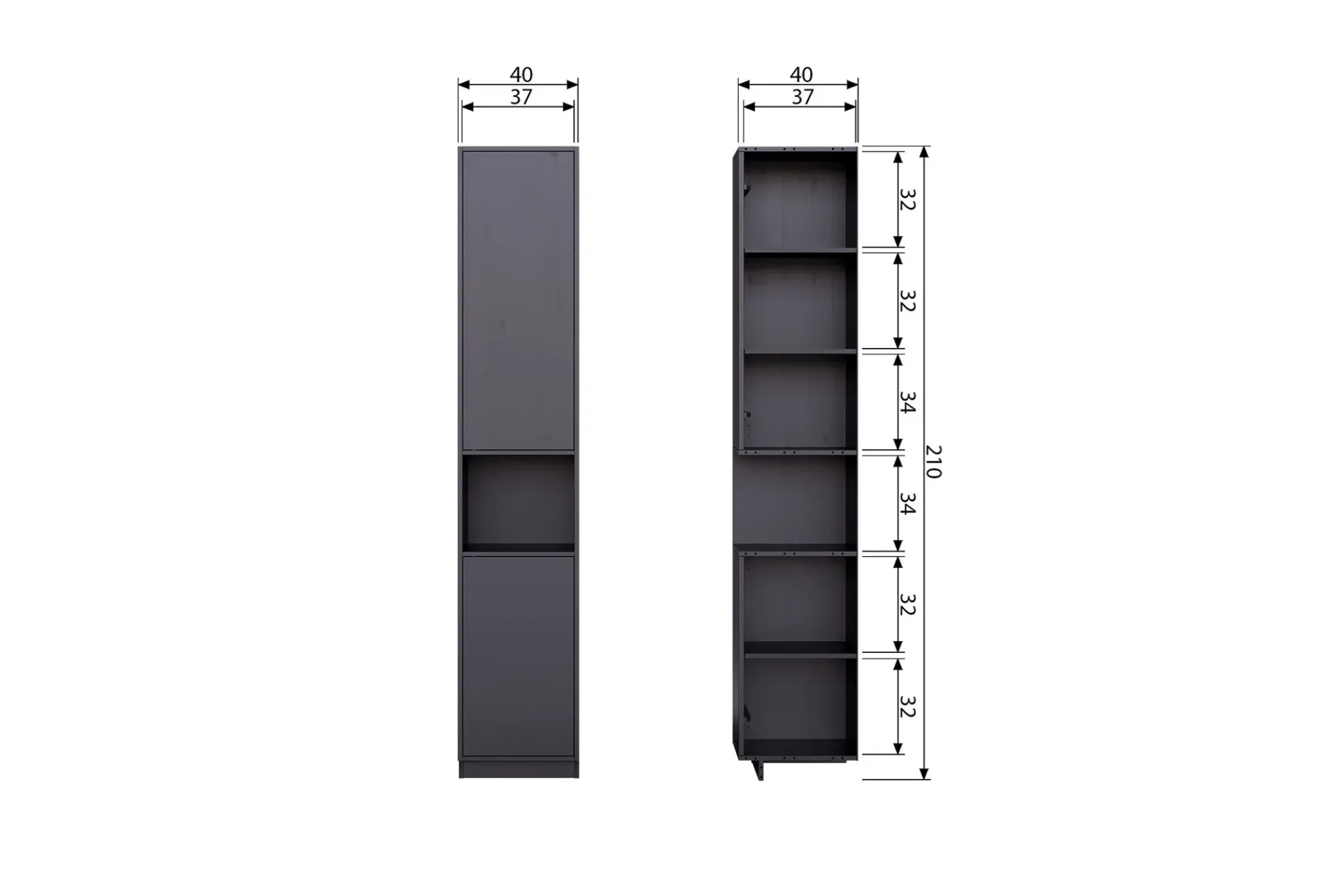 Arteksio Highboard 40x40 cm