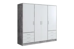 Vegghengt Oppbevaring|Knaggerekke-Ashgate Garderobe 207 cm Hvit,Grey