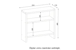 Avlastningsbord-Asillane Sidebord Klassisk Hvit