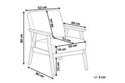 Lenestoler-Asnes Karmstol Grey