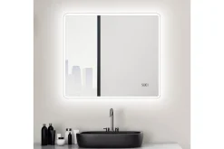 Aspsele Baderomsspeil 70 cm LED-Lys