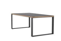 deNoord Loungebord & Sofabord Utendørs-Aspvik Spisebord 100x200 cm Svart