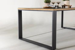 deNoord Loungebord & Sofabord Utendørs-Aspvik Spisebord 100x200 cm Svart