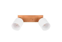 Trio Lighting Spotlights & Downlights-Assam Spotlight 2-os E14 Tre/Hvit