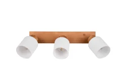 Trio Lighting Assam Spotlight 3-os E14 Tre/Hvit