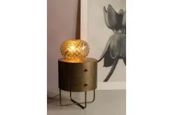 Avlastningsbord-Astranna Nattbord 39 cm Antikk messing