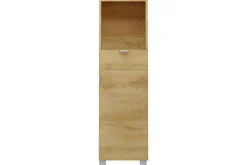 Loft24 Baderom|Baderomsskap-Atlas Høyskap til Bad 129x38x36 cm Natur