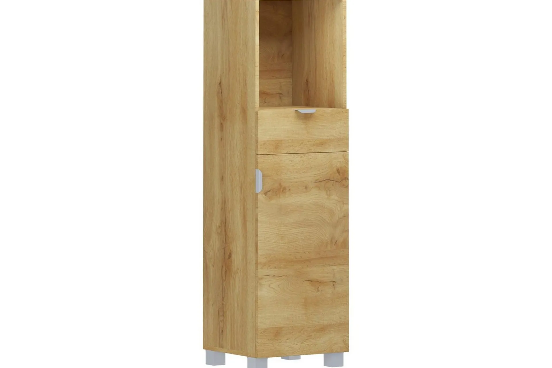 Loft24 Baderom|Baderomsskap-Atlas Høyskap til Bad 129x38x36 cm Natur