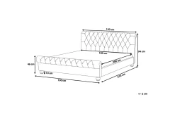 Bedly Avallon Dobbeltseng 160 | 200 cm