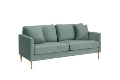 2 Seter Sofa-Avksenti Sofa Grønn