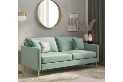 2 Seter Sofa-Avksenti Sofa Grønn