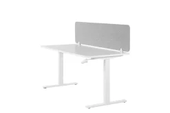 Avskjerming Skrivebord-Avskjerming til Skrivebord 160x40 cm grå WALLY Grey