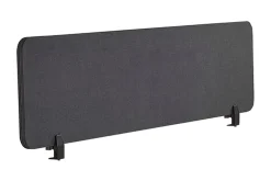 Avskjerming til Skrivebord 180x40 cm grå WALLY