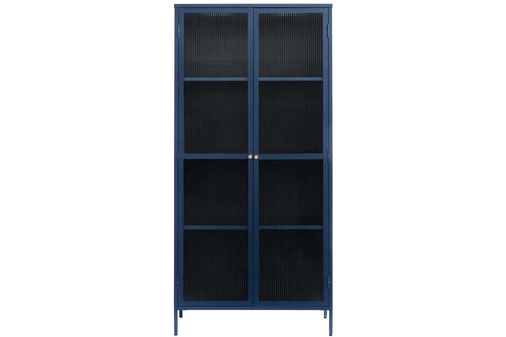 Vitrineskap|Skap-Azza Vitrineskap 90x190 cm Blå