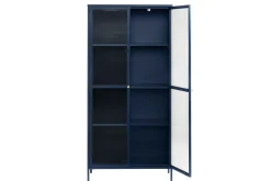 Vitrineskap|Skap-Azza Vitrineskap 90x190 cm Blå