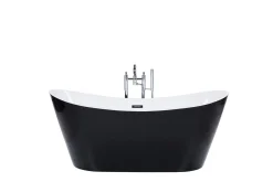Baderom-Badekar frittstående 180 cm ANTIGUA Svart