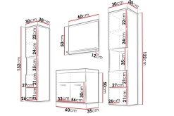 Concept 55 Baderom-Baderomssett Delorimier XL Natur