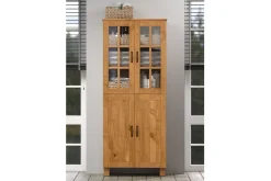 Loft24 Baderomsskap Alby 75x30x170 cm, Beiset/funksjonsbeskrivelse
