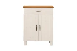 Loft24 Baderomsskap Alby 60x30x80 cm, Hvit/Honning