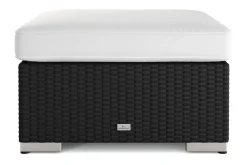Comfort Garden Loungebord & Sofabord Utendørs|Balkongmøbler-Bahamas Divanmodul – Loungebord Utendørs 75x75 cm til Sofaer Svart