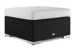 Comfort Garden Loungebord & Sofabord Utendørs|Balkongmøbler-Bahamas Divanmodul – Loungebord Utendørs 75x75 cm til Sofaer Svart