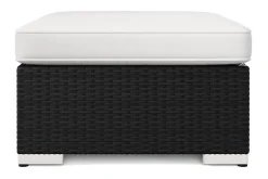 Comfort Garden Loungebord & Sofabord Utendørs|Balkongmøbler-Bahamas Divanmodul – Loungebord Utendørs 75x75 cm til Sofaer Svart