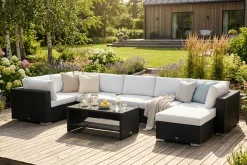 Comfort Garden Bahamas Hjørnemodul Utendørs i Kunstrotting