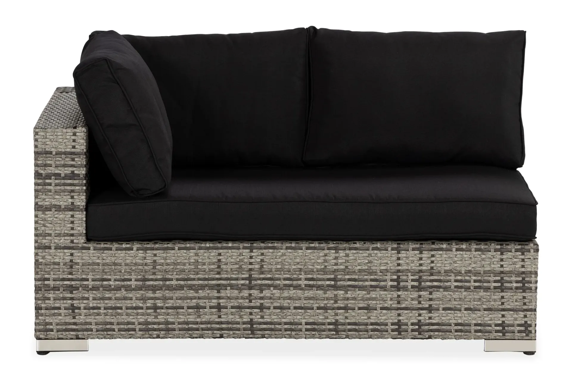 Comfort Garden Moduler|Moduler-Bahamas Høyremodul 140 cm Grå/Svart