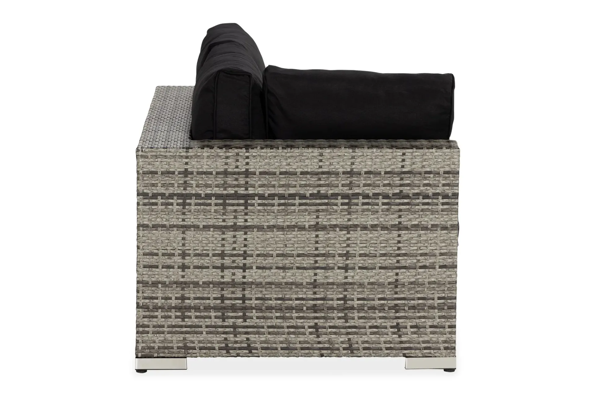 Comfort Garden Moduler|Moduler-Bahamas Høyremodul 140 cm Grå/Svart