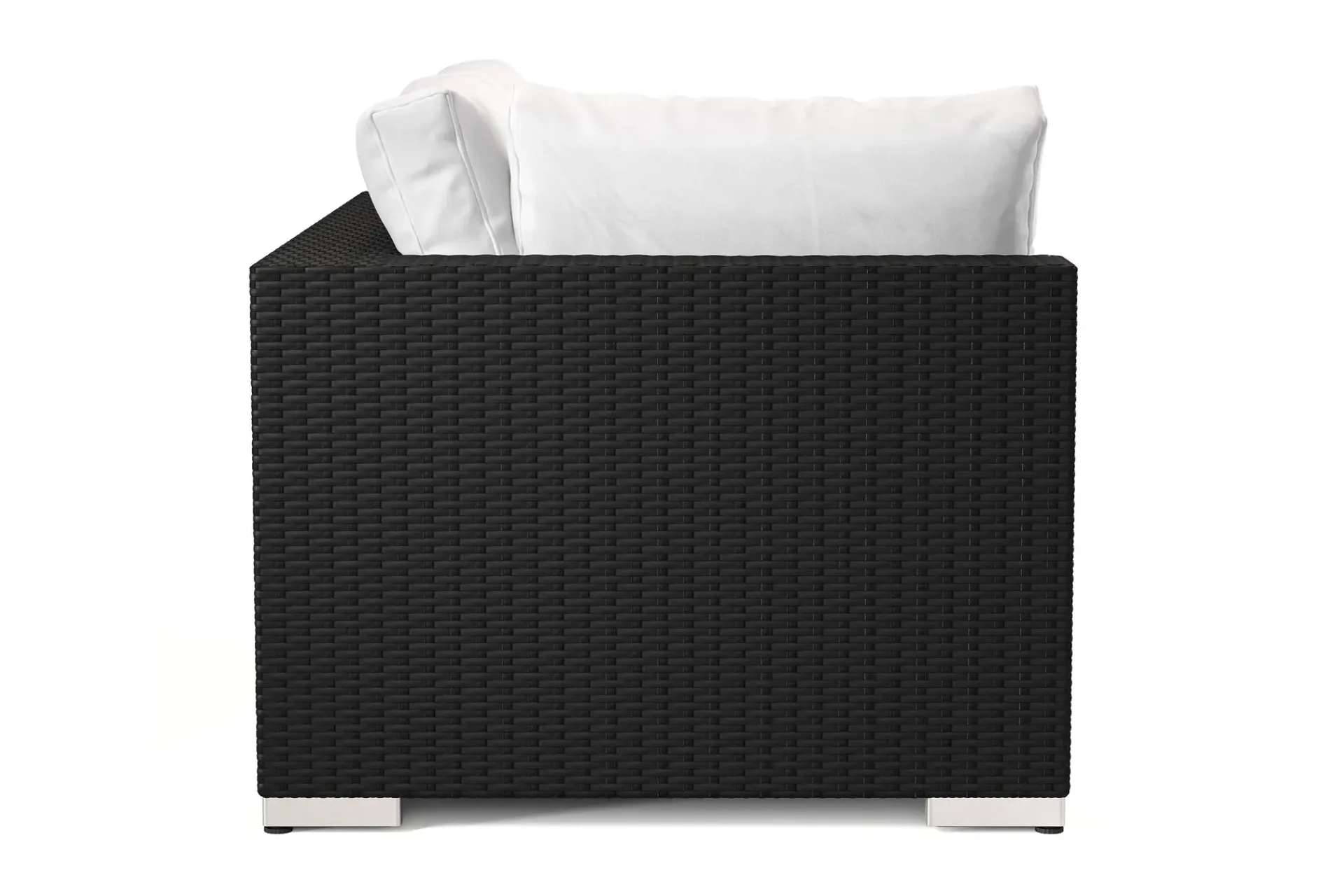 Comfort Garden Moduler|Moduler-Bahamas Høyremodul Utendørs 140 cm i Kunstrotting Svart