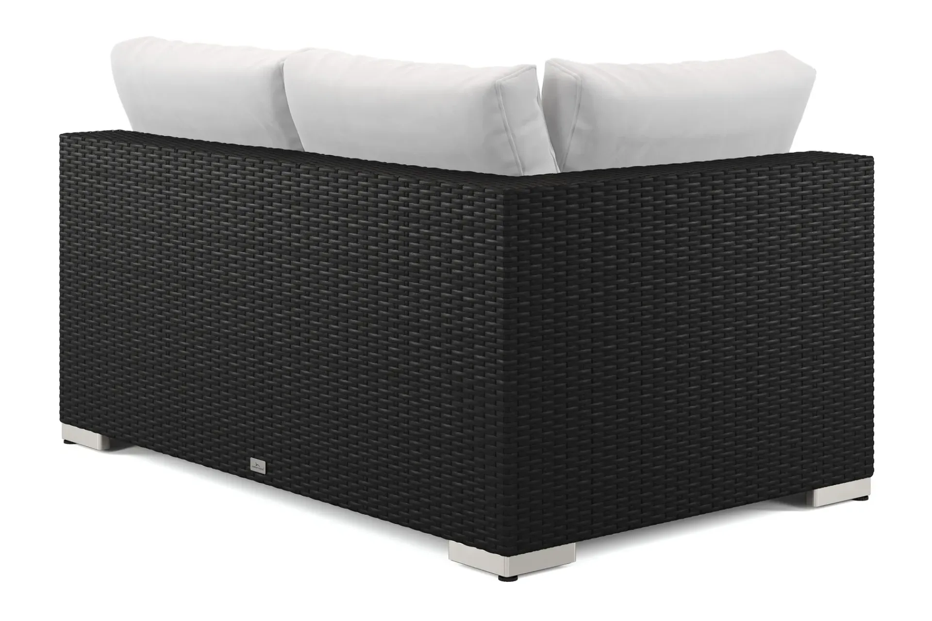 Comfort Garden Moduler|Moduler-Bahamas Høyremodul Utendørs 140 cm i Kunstrotting Svart