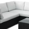 Comfort Garden Veranda & Terrasse|Loungemøbler Salg-Bahamas L-formet utesofa høyre, 7-seters med bord