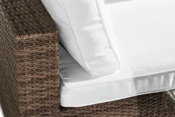 Comfort Garden Balkongmøbler|Balkongsofaer-Bahamas Loungegruppe 2-seter Brun,Hvit