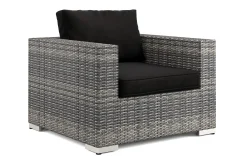 Comfort Garden Hengestoler|Loungestol Ute-Bahamas Lounge Lenestol Utendørs i Kunstrotting Svart