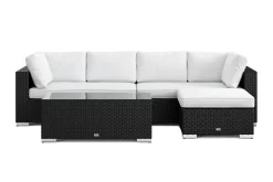 Comfort Garden Loungemøbler Salg|Loungesett-Bahamas utendørs divansofa 5-seters med vendbar divan og bord