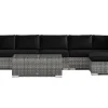 Comfort Garden Loungemøbler Salg|Loungesett-Bahamas utendørs divansofa 6-seters med vendbar divan og bord