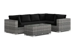 Comfort Garden Veranda & Terrasse|Loungemøbler Salg-Bahamas utendørs hjørnesofa 5-seters vendbar med bord