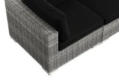 Comfort Garden Bahamas utendørs hjørnesofa 8-seters vendbar med lenestol og bord