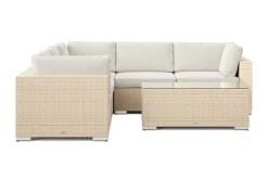 Comfort Garden Veranda & Terrasse-Bahamas utendørs hjørnesofa 5-seters vendbar med bord