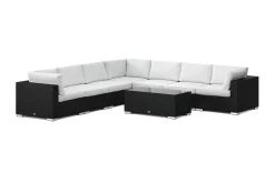 Comfort Garden Bahamas utendørs hjørnesofa 7-seters vendbar med bord