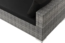 Comfort Garden Bahamas utendørs L-sofa høyre 7-seters med lenestol og bord