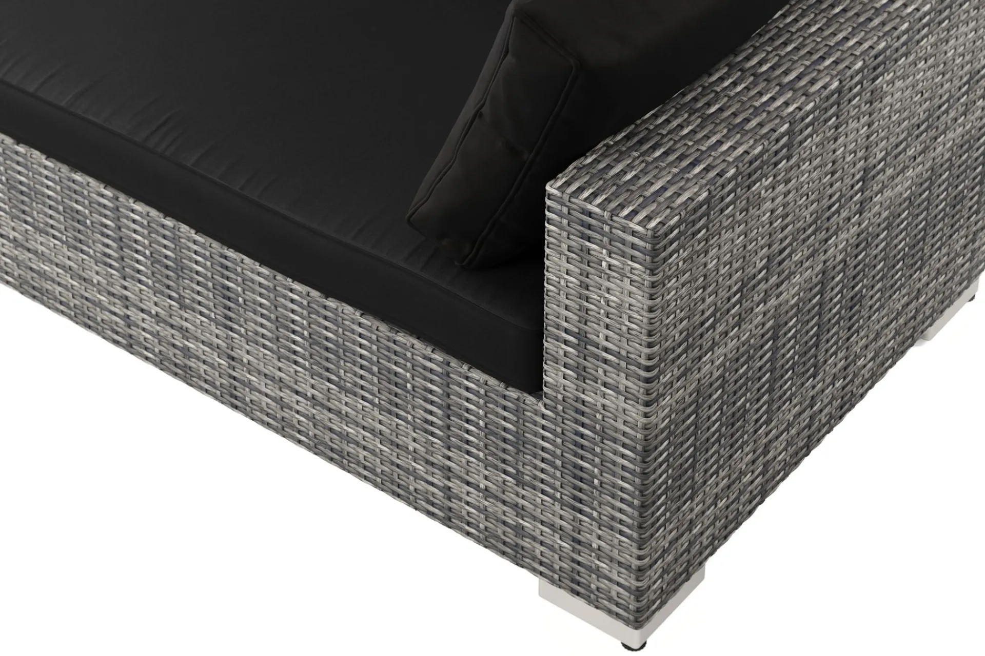 Comfort Garden Bahamas utendørs L-sofa høyre 7-seters med lenestol og bord