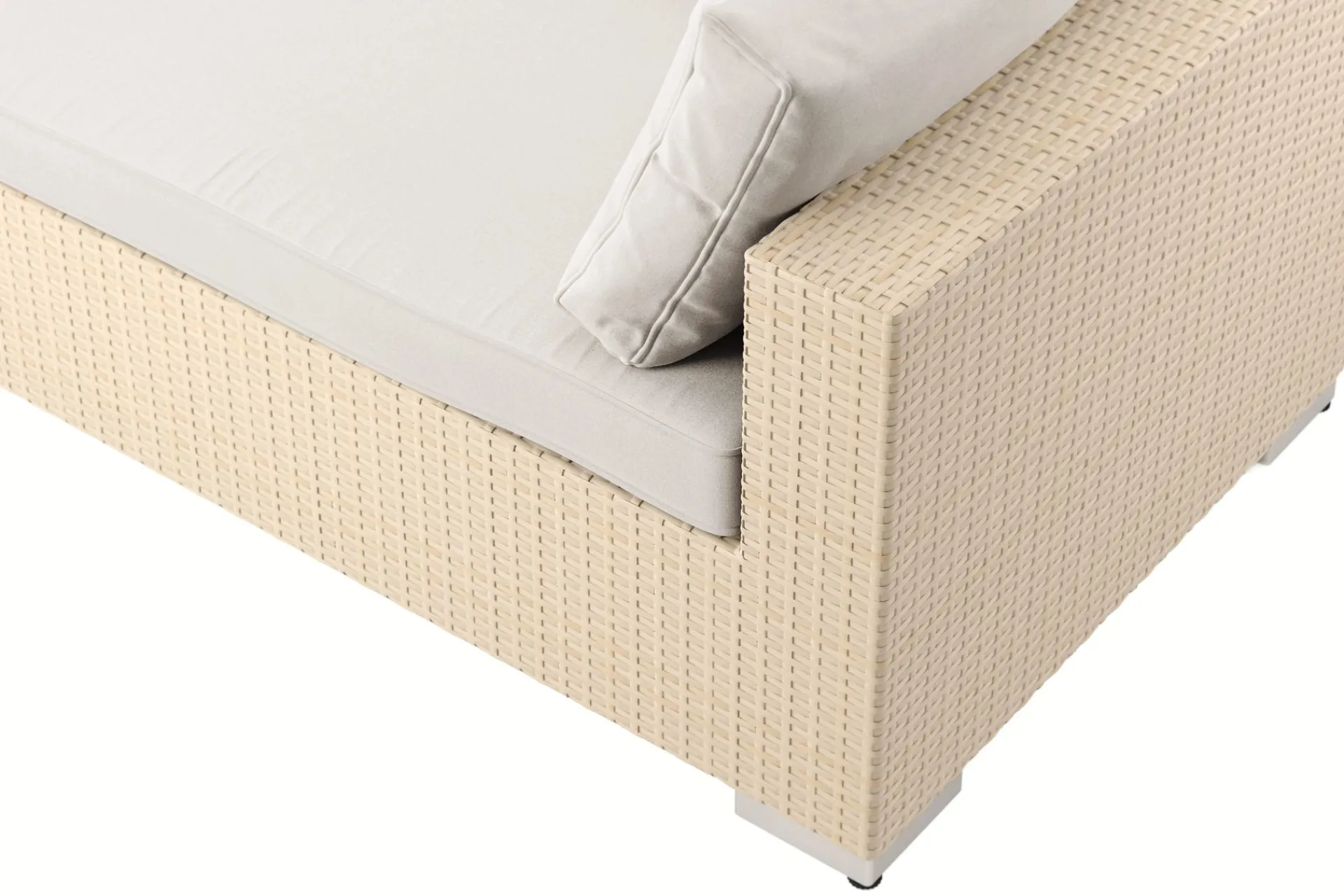 Comfort Garden Veranda & Terrasse|Loungemøbler Salg-Bahamas utendørs L-sofa høyre 7-seters med lenestol og bord med hylle