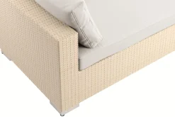 Comfort Garden Loungesett|Loungesett-Bahamas utendørs sofagruppe 7-seters med to lenestoler og bord med hylle